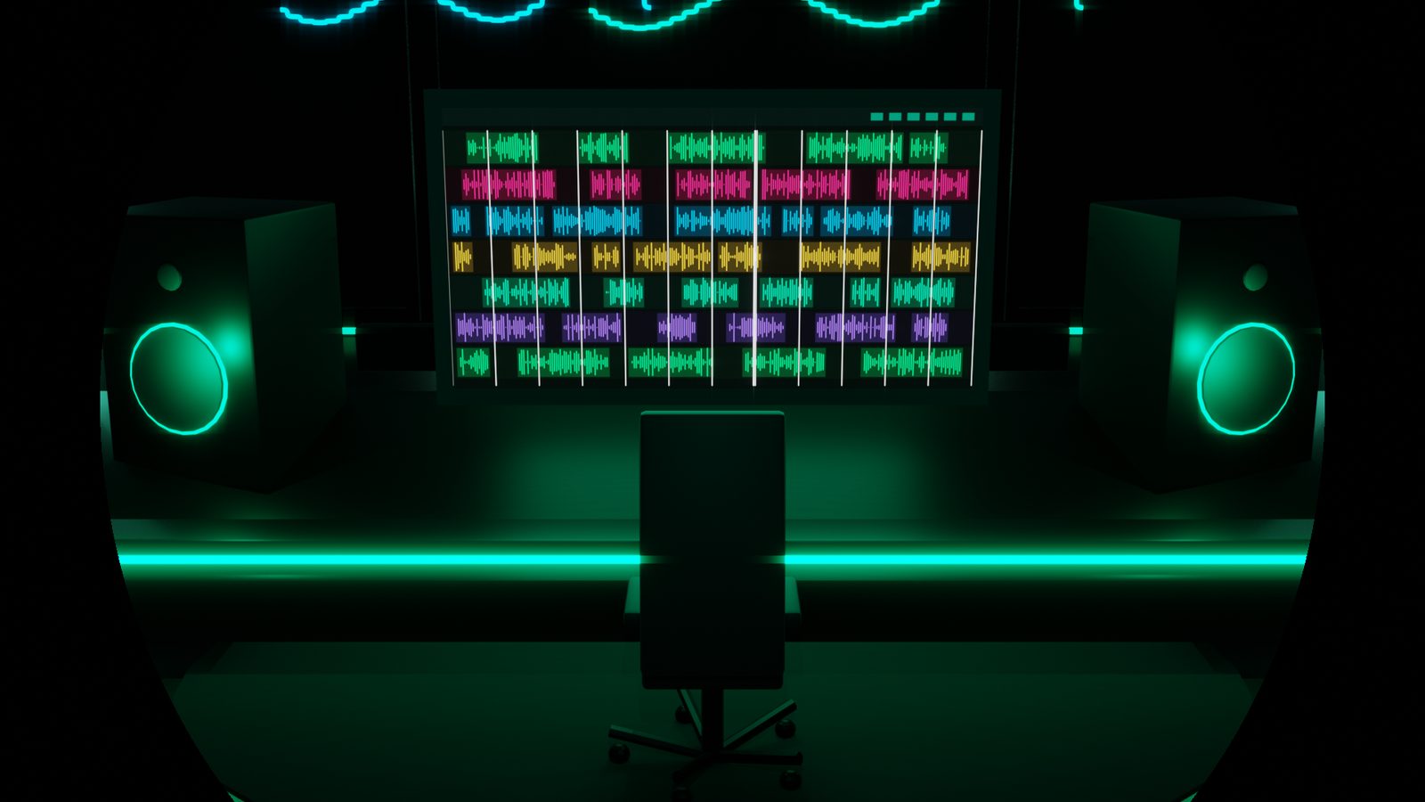 Interno dello Studio 3D interattivo
